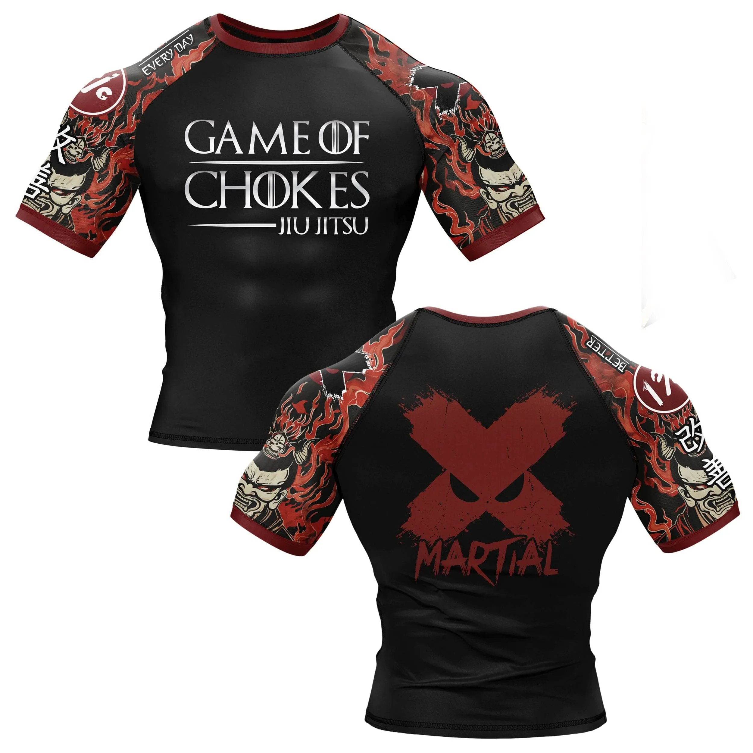 Game of Chokes BJJ Rash Guard