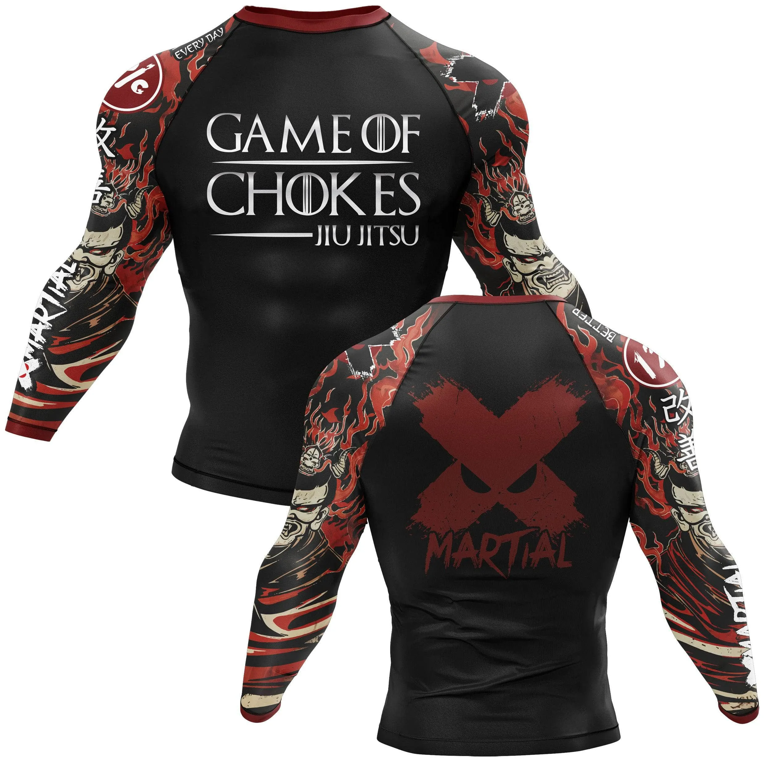 Game of Chokes BJJ Rash Guard