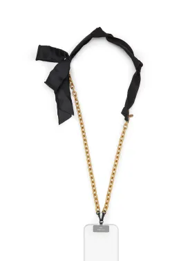 GROSGRAIN RIBBON CHAIN PHONE STRAP