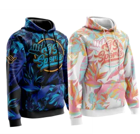 GS Sports Floral Fleece Hoodie (stock)