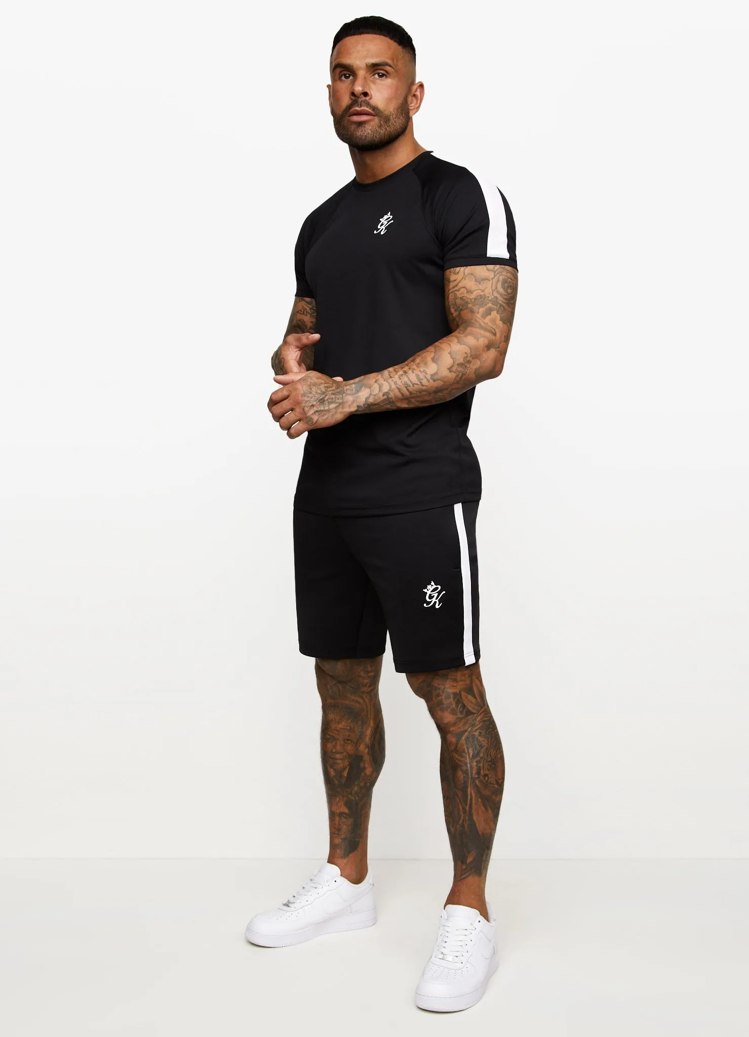 Gym King Core Plus Poly Tee - Black