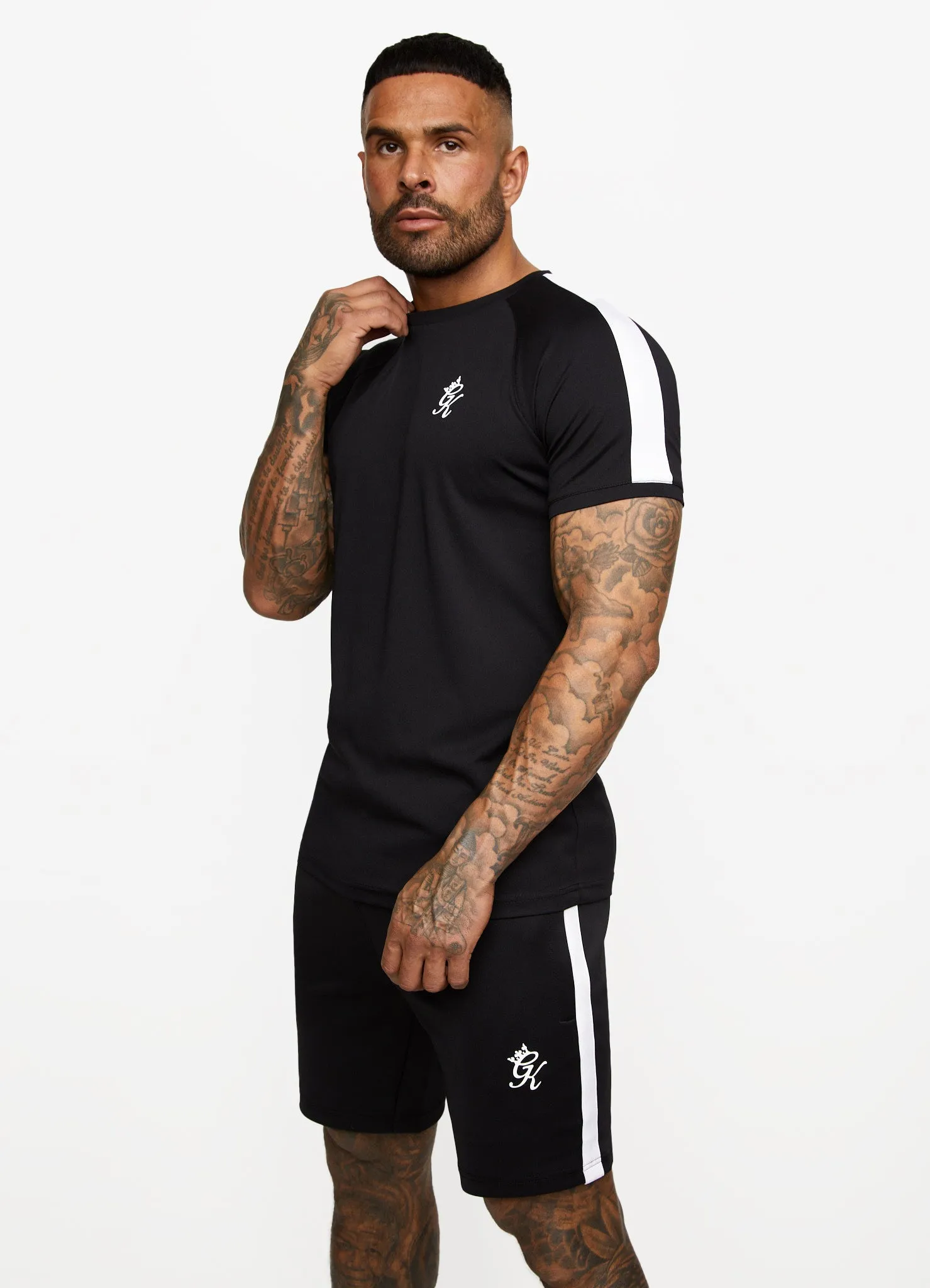 Gym King Core Plus Poly Tee - Black