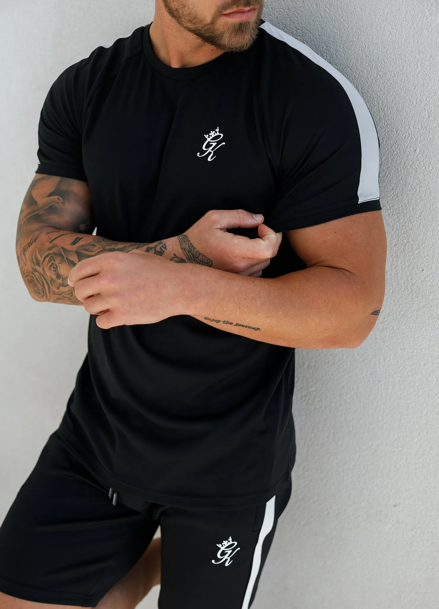 Gym King Core Plus Poly Tee - Black