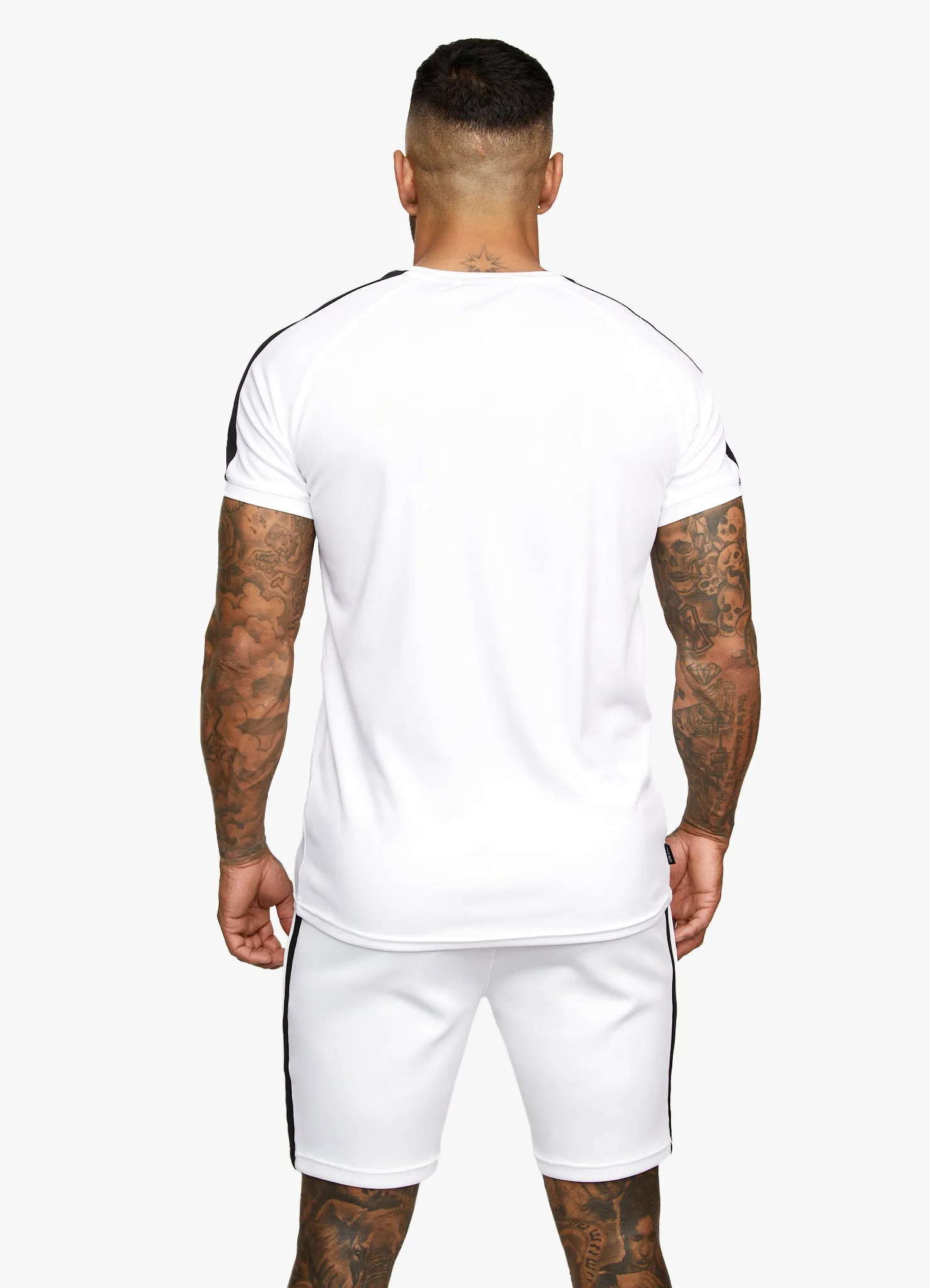 Gym King Core Plus Poly Tee - White