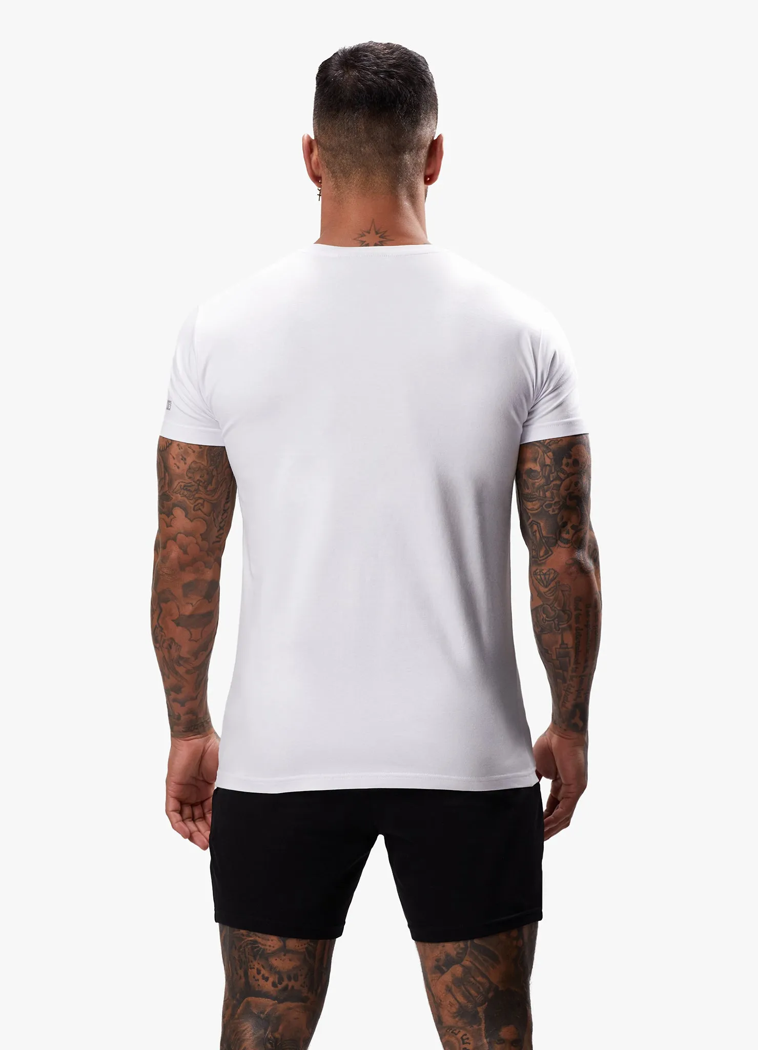 Gym King Mindset Jersey Tee - White