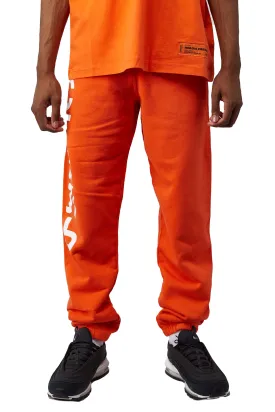 Heron Preston CTNMB Sweatpant 'Orange/White'