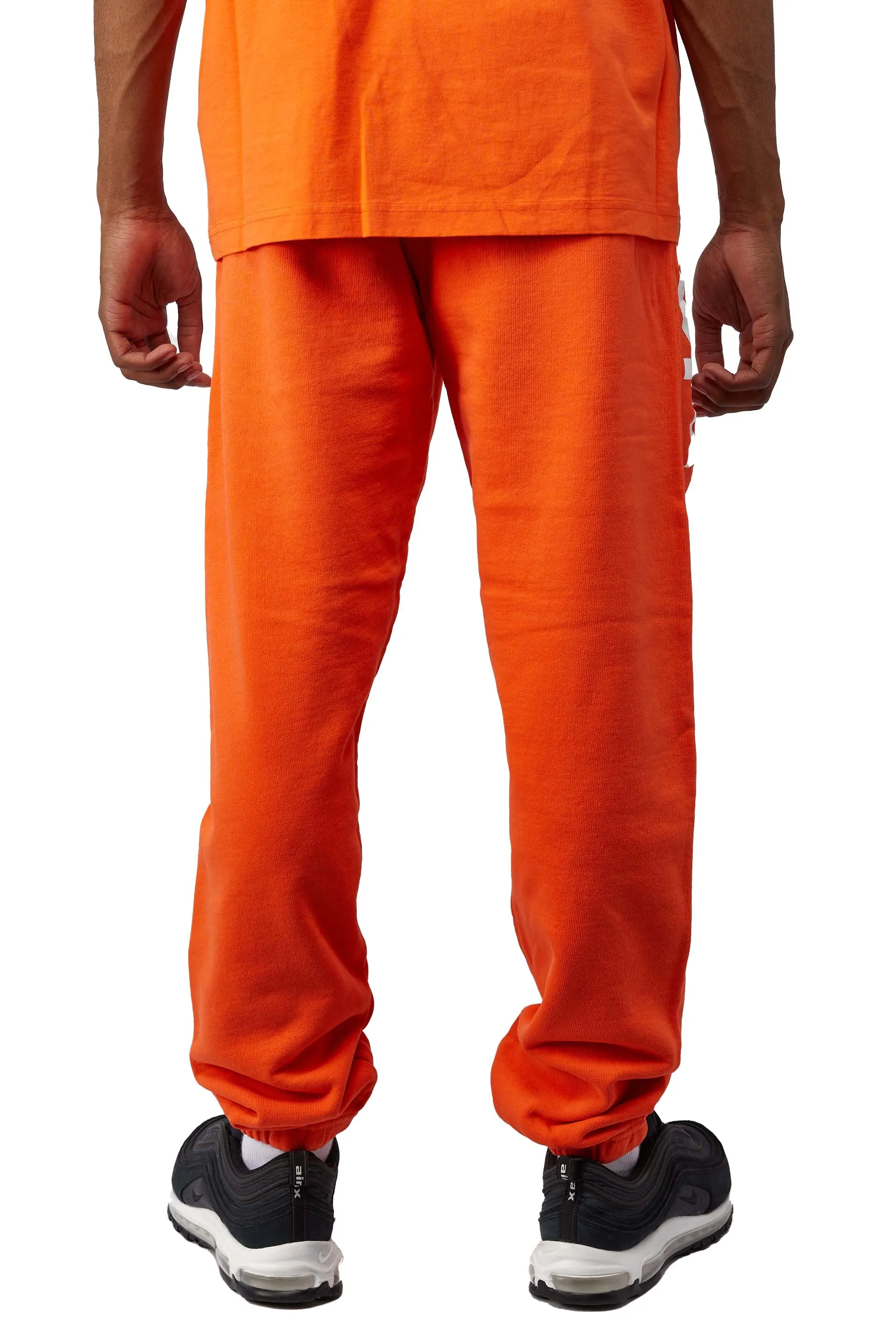 Heron Preston CTNMB Sweatpant 'Orange/White'