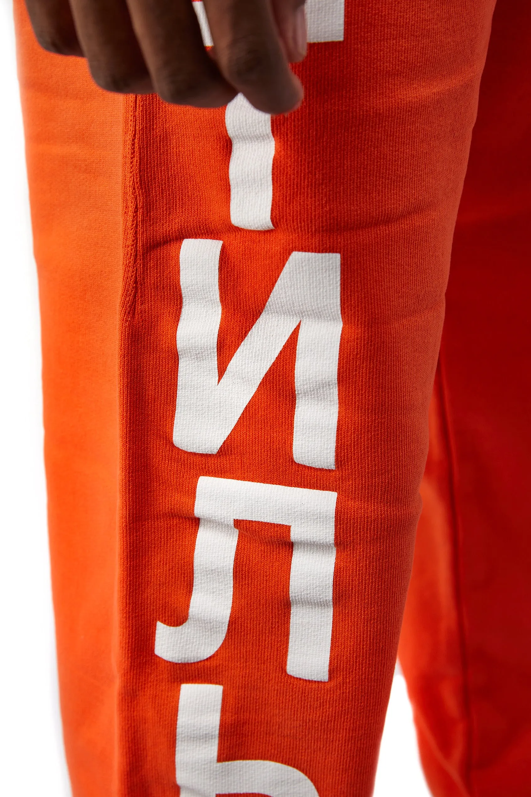 Heron Preston CTNMB Sweatpant 'Orange/White'