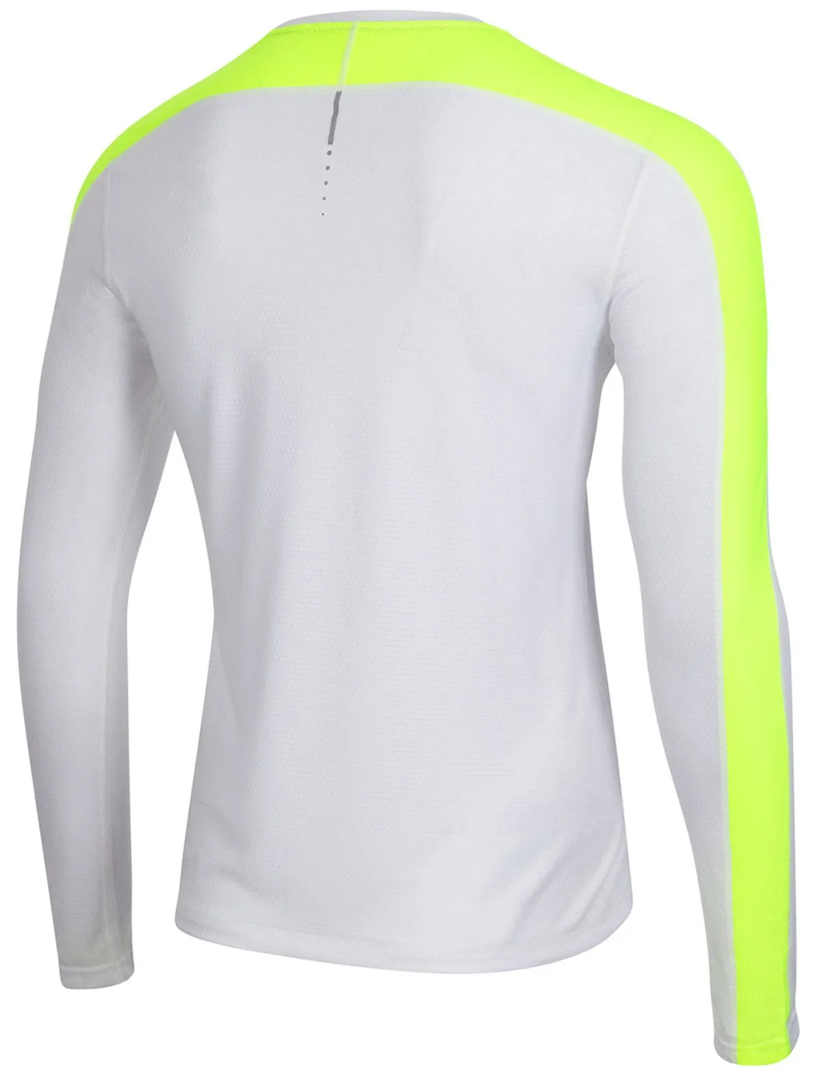 Herren Funktions Laufshirt Langarm Pro Line Weiss Neon