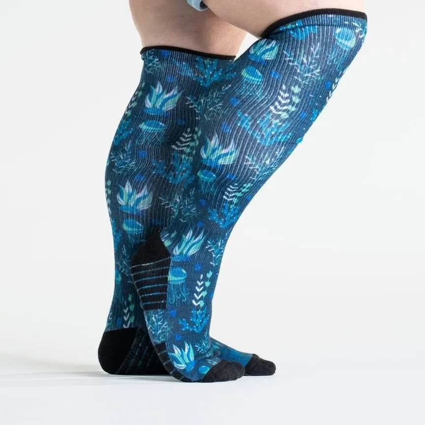 Jellyfish Blues Compression Socks