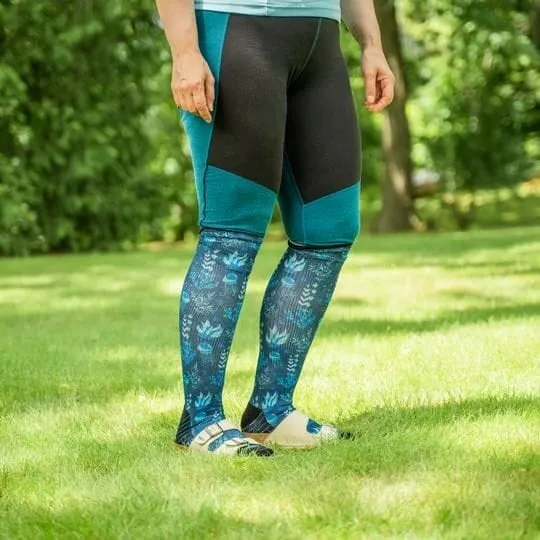 Jellyfish Blues Compression Socks