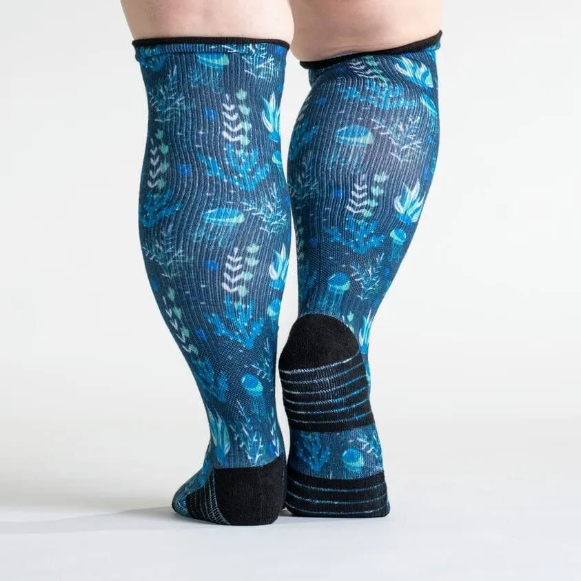 Jellyfish Blues Compression Socks