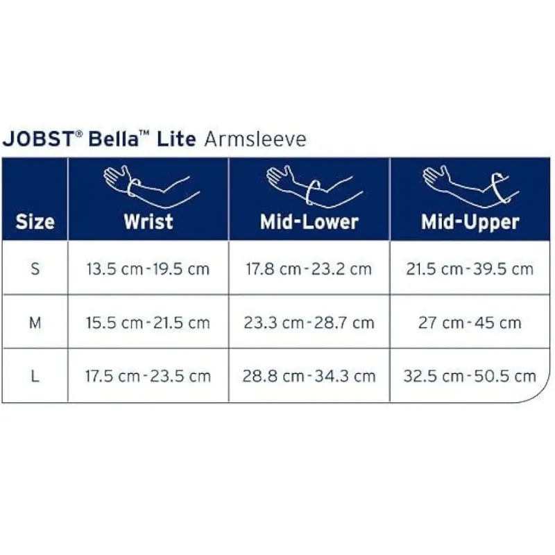 Jobst Bella Lite 15-20 mmHg Regular Armsleeve Beige