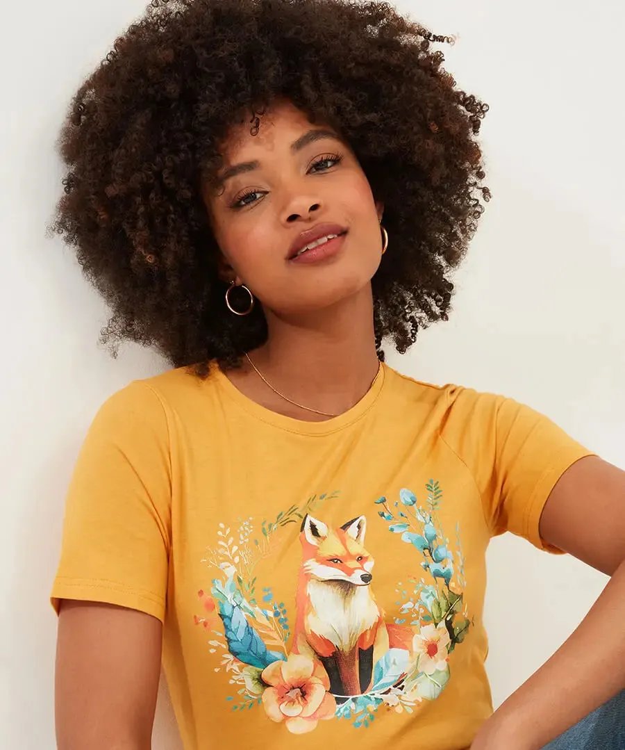 Joe Browns 8 Ochre Foxy T-Shirt