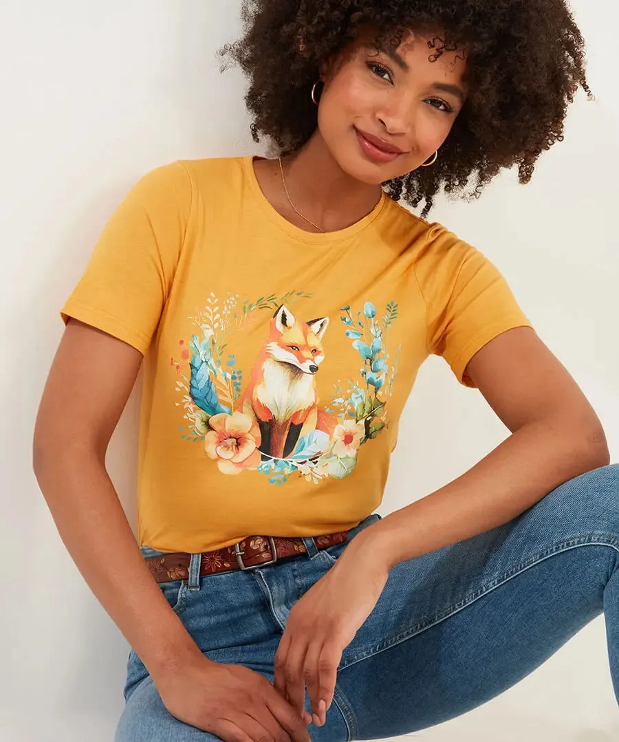 Joe Browns 8 Ochre Foxy T-Shirt