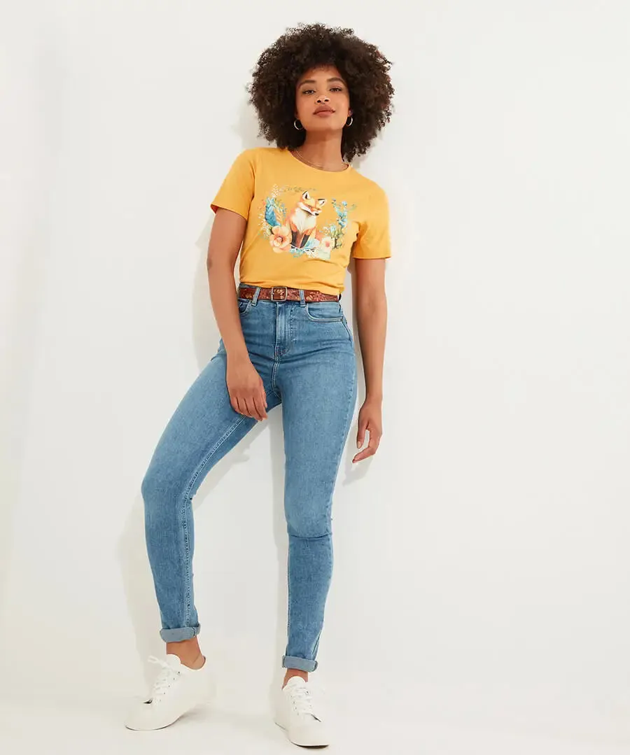 Joe Browns 8 Ochre Foxy T-Shirt