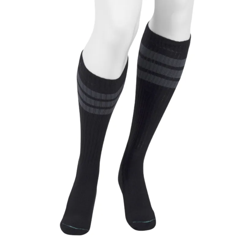 Juzo Power Comfort 15-20 mmHg Knee High Compression Socks Retro Black