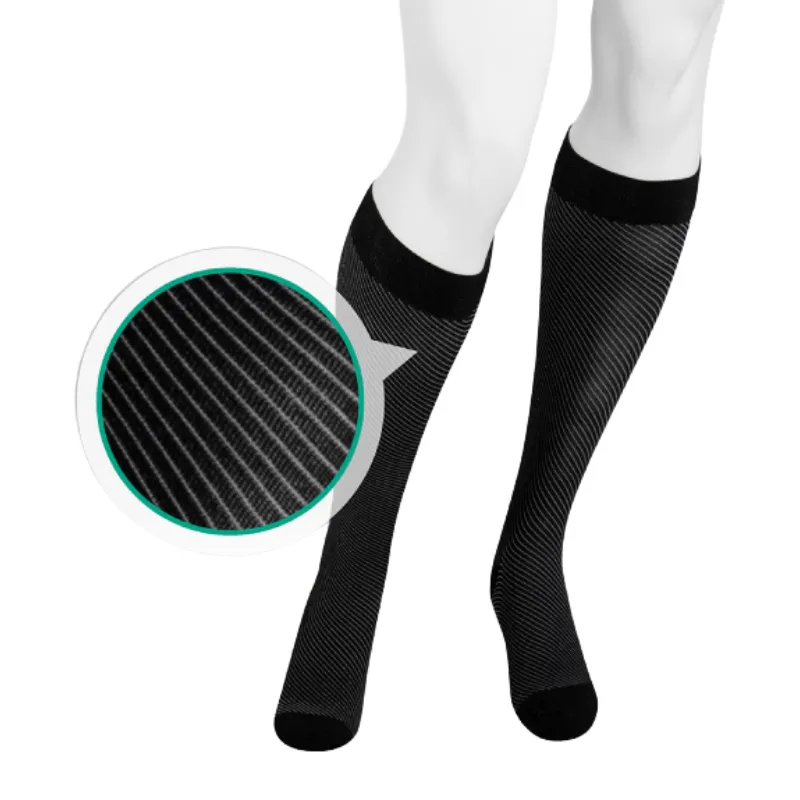 Juzo Power Vibe 15-20 mmHg Knee High Stocking Groovy Zebra