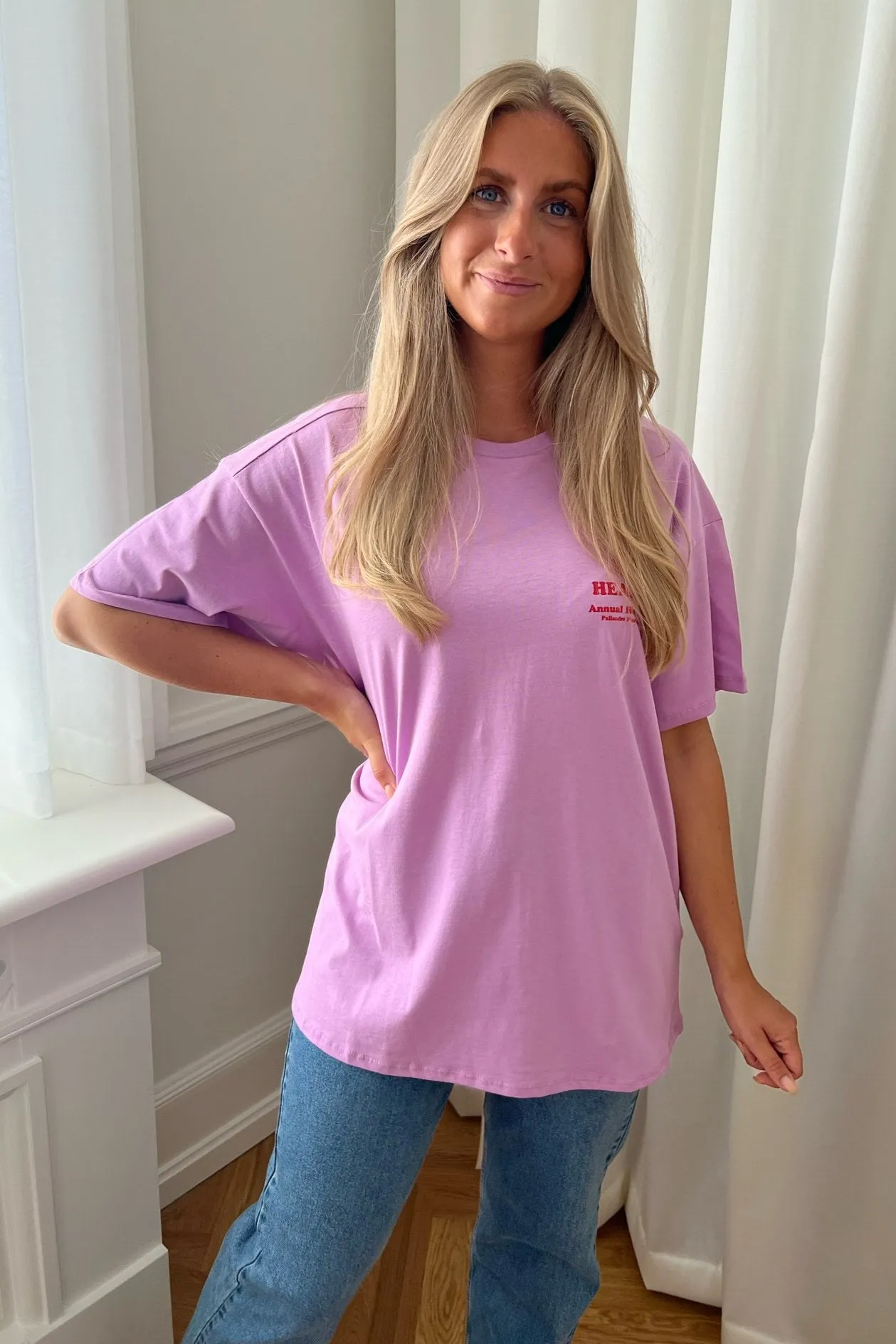 JXKayle Oversized Tshirt - Lilla