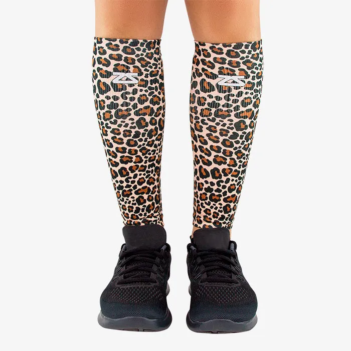 Leopard Compression Leg Sleeves