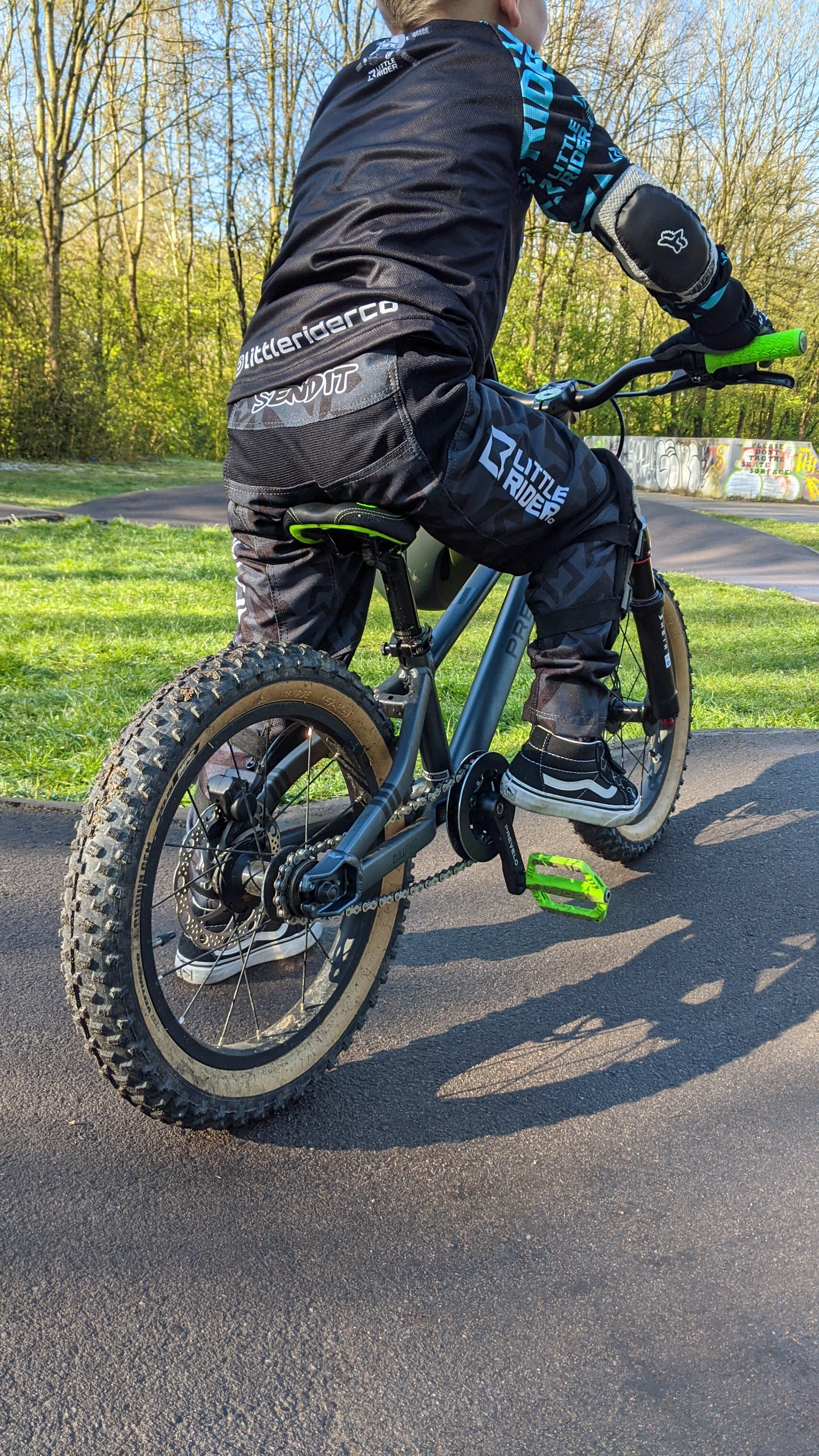 Little Rider Co Kids Bike Pants - Classic Tech Series - STEALTH