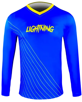 Long Sleeve V Neck Compression Tee