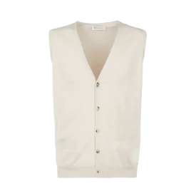 LUXE CASHMERE V NECK VESTS