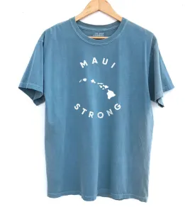 'MAUI STRONG' Unisex Tee - BLUE