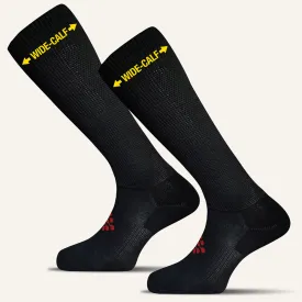 Men's Knee High Wide Calf Compression Socks - 2 Pair