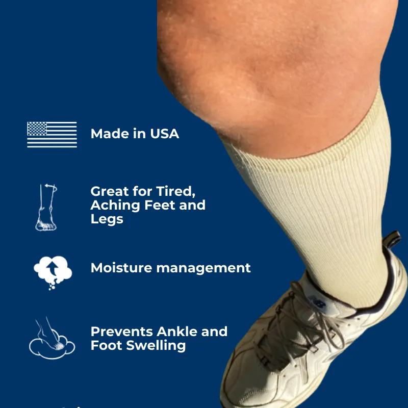 Men's Over The Calf Compression Stocking Socks (1 Pair)