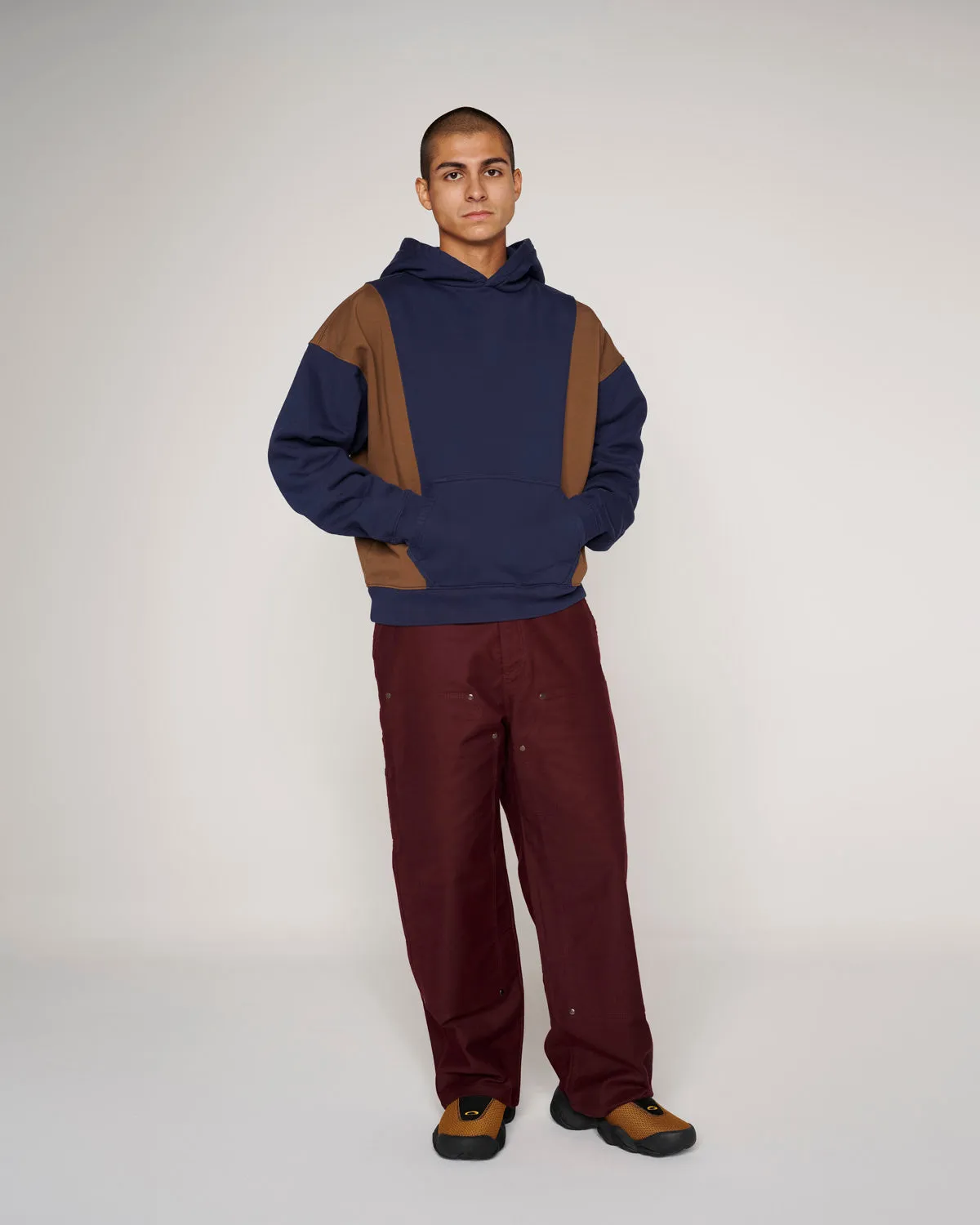 Moleskin Double Knee Utility Pant - Burgundy