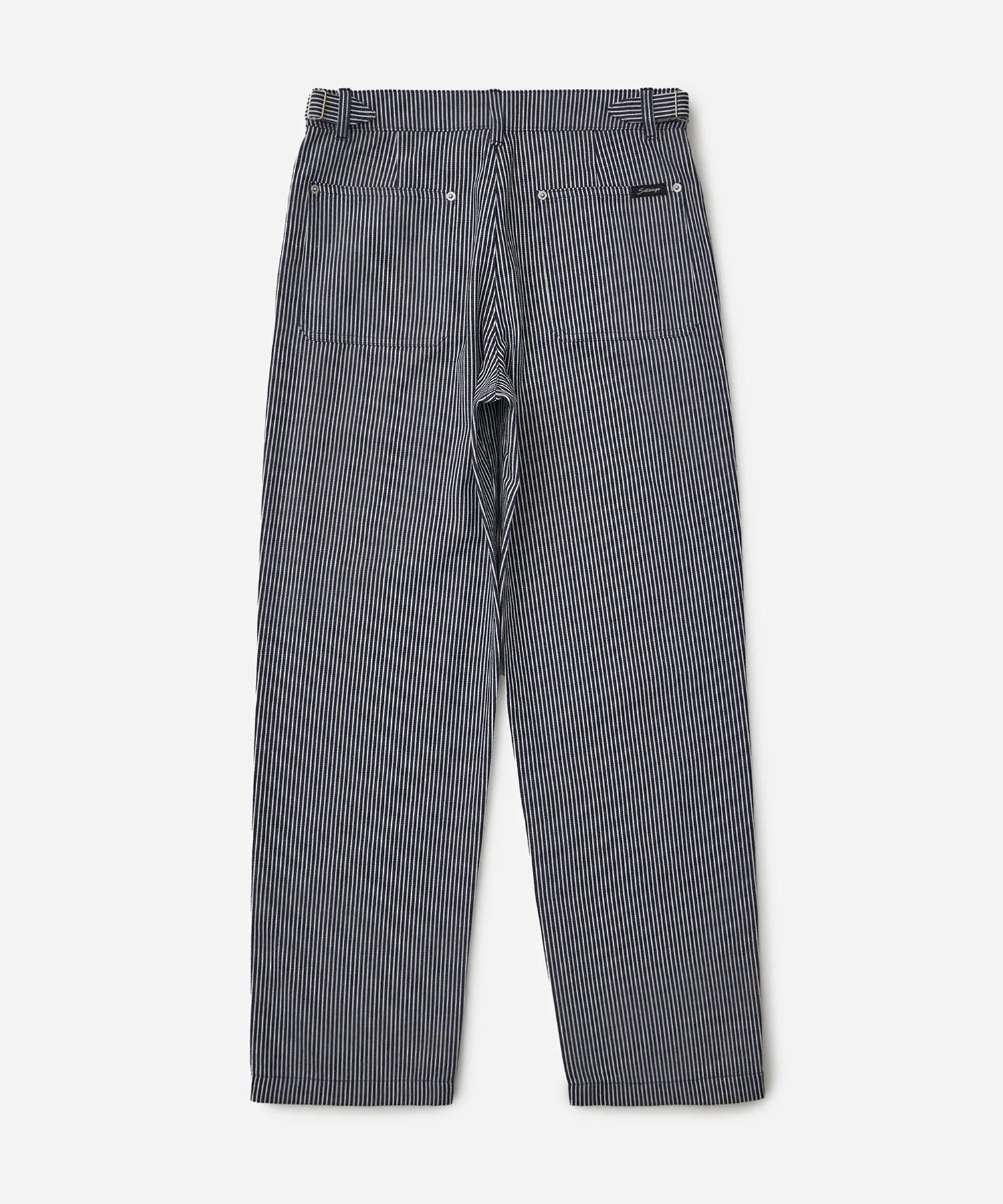 Mulberry Cotton Stripe Twill Pant