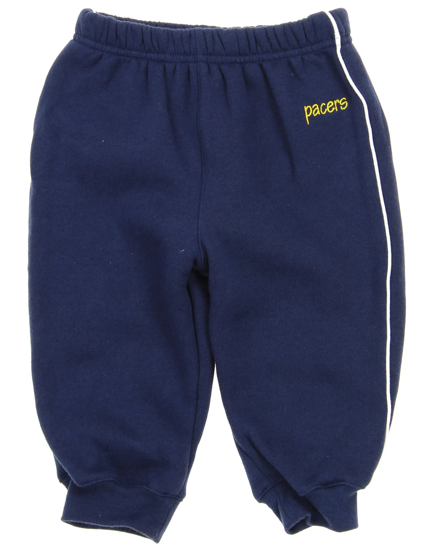 NBA Basketball Boys Infants Indiana Pacers Creeper and Pants Set, Grey & Navy