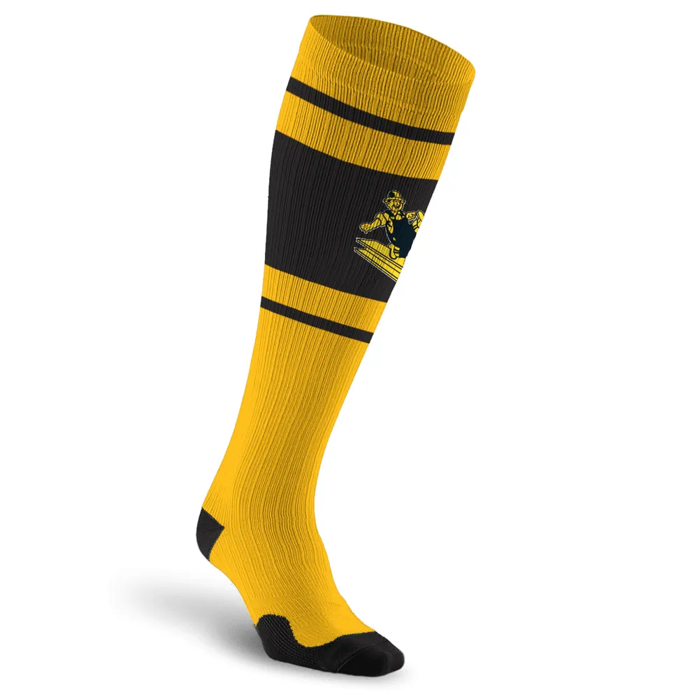 NFL Compression Socks, Pittsburgh Steelers- Throwback