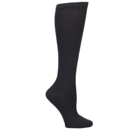 Nurse Mates Compression Sock-Solid Black 883783