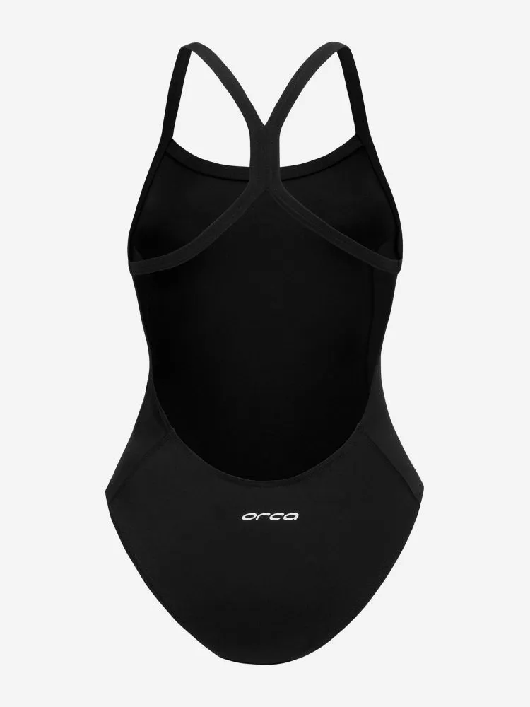 Orca Womens Core One Piece Thin Strap Swimsuit