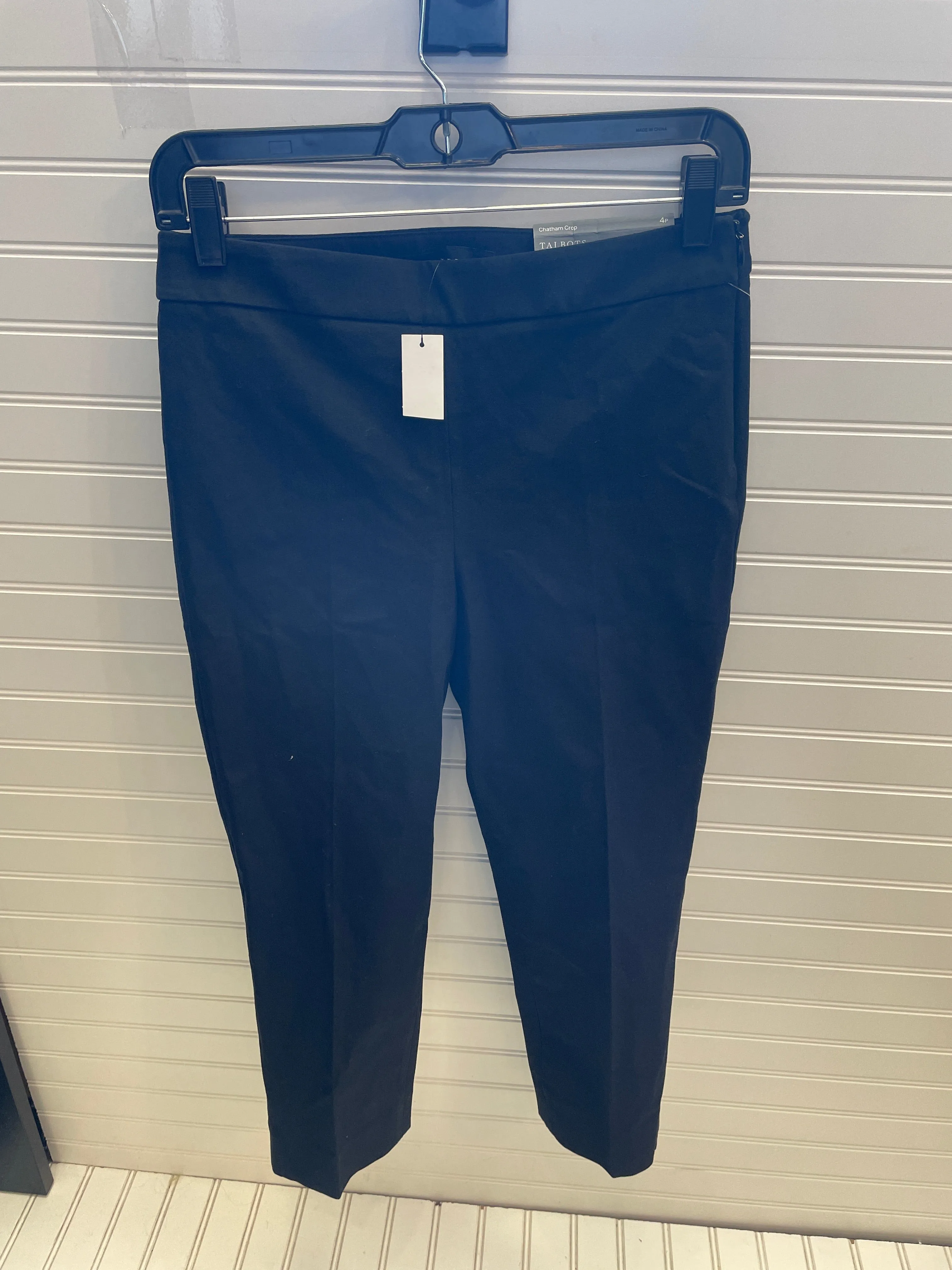 Pants Cropped By Talbots In Black, Size: 4