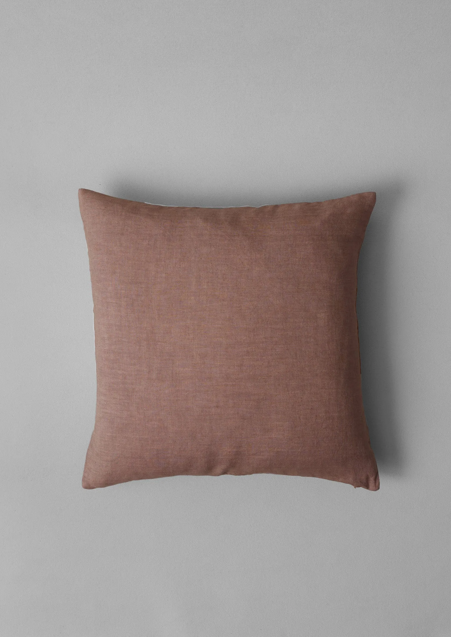 Patchwork Linen Cushion Cover | Sand/Hellebore