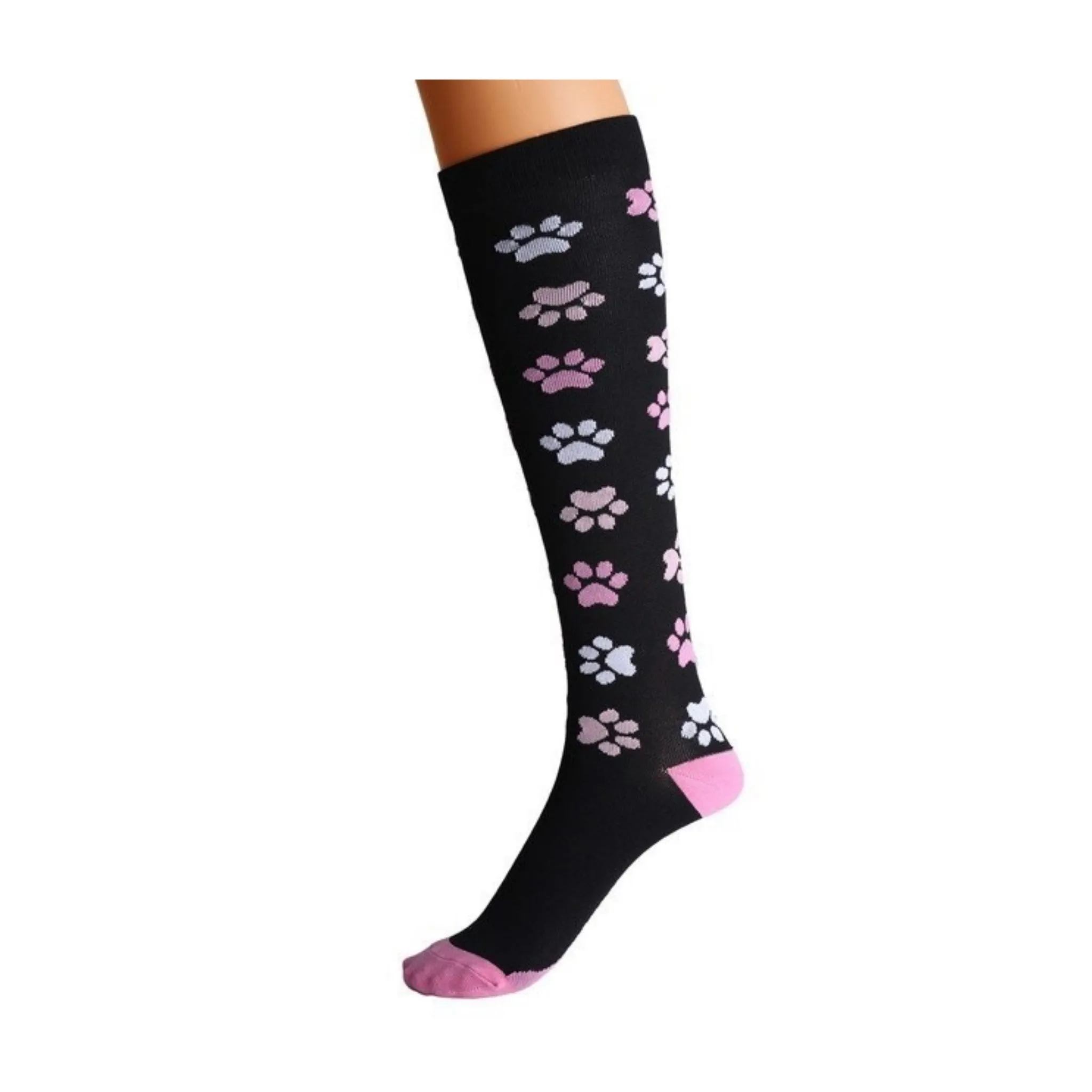 Paw Print Knee High (Compression Socks)