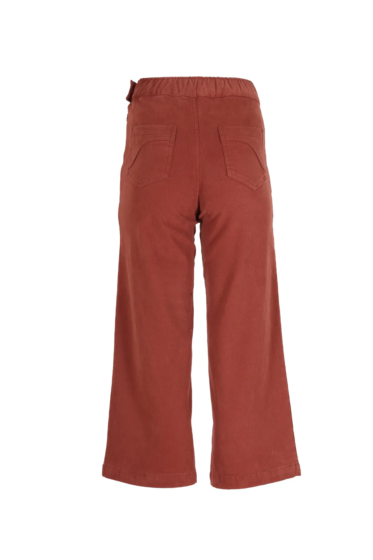 Peggy Brushed Cotton Pants Terracotta