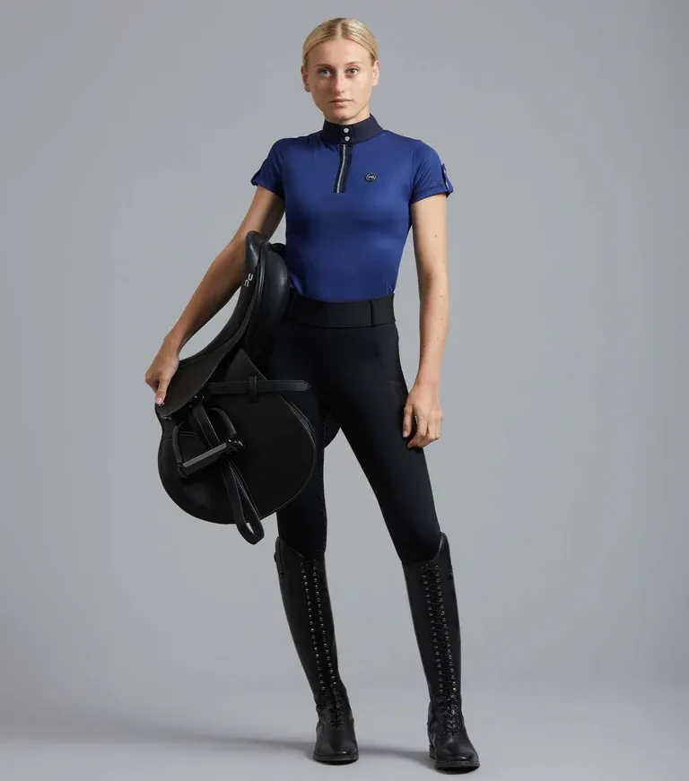 PEI Amia Ladies Technical Riding Top (Blue)