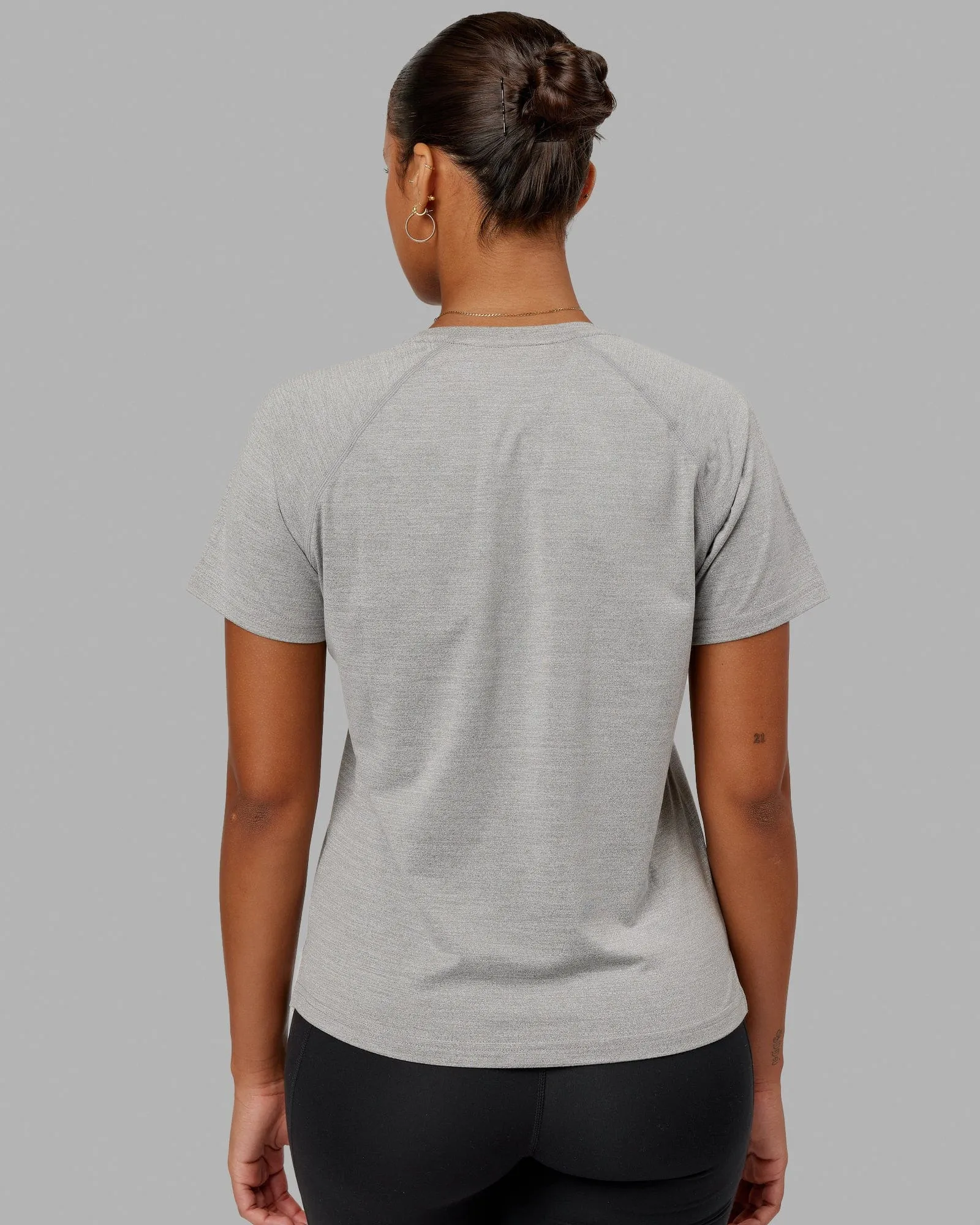 Perform VapourFLX Tee - Lt Grey Marl