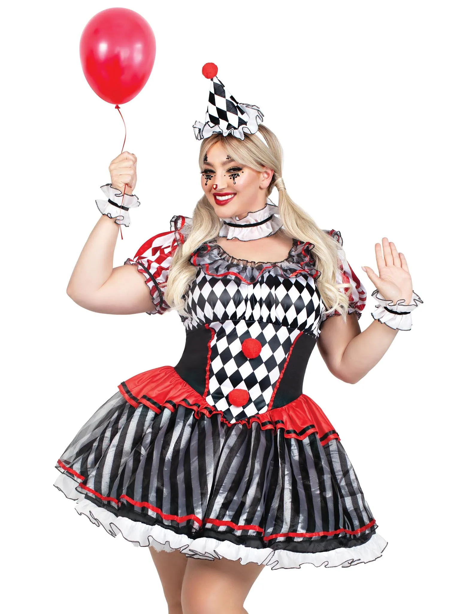 Plus Darling Harlequin Costume