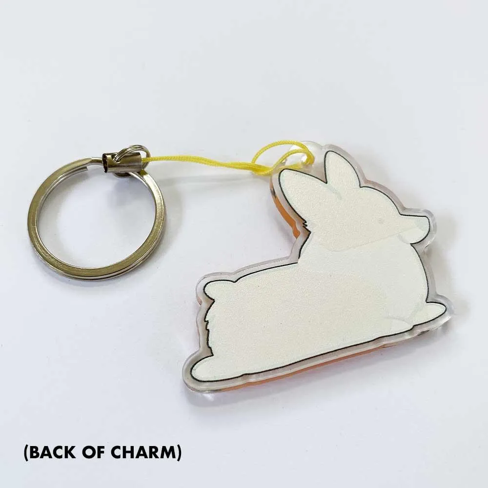 "Sploot" Corgi Charm