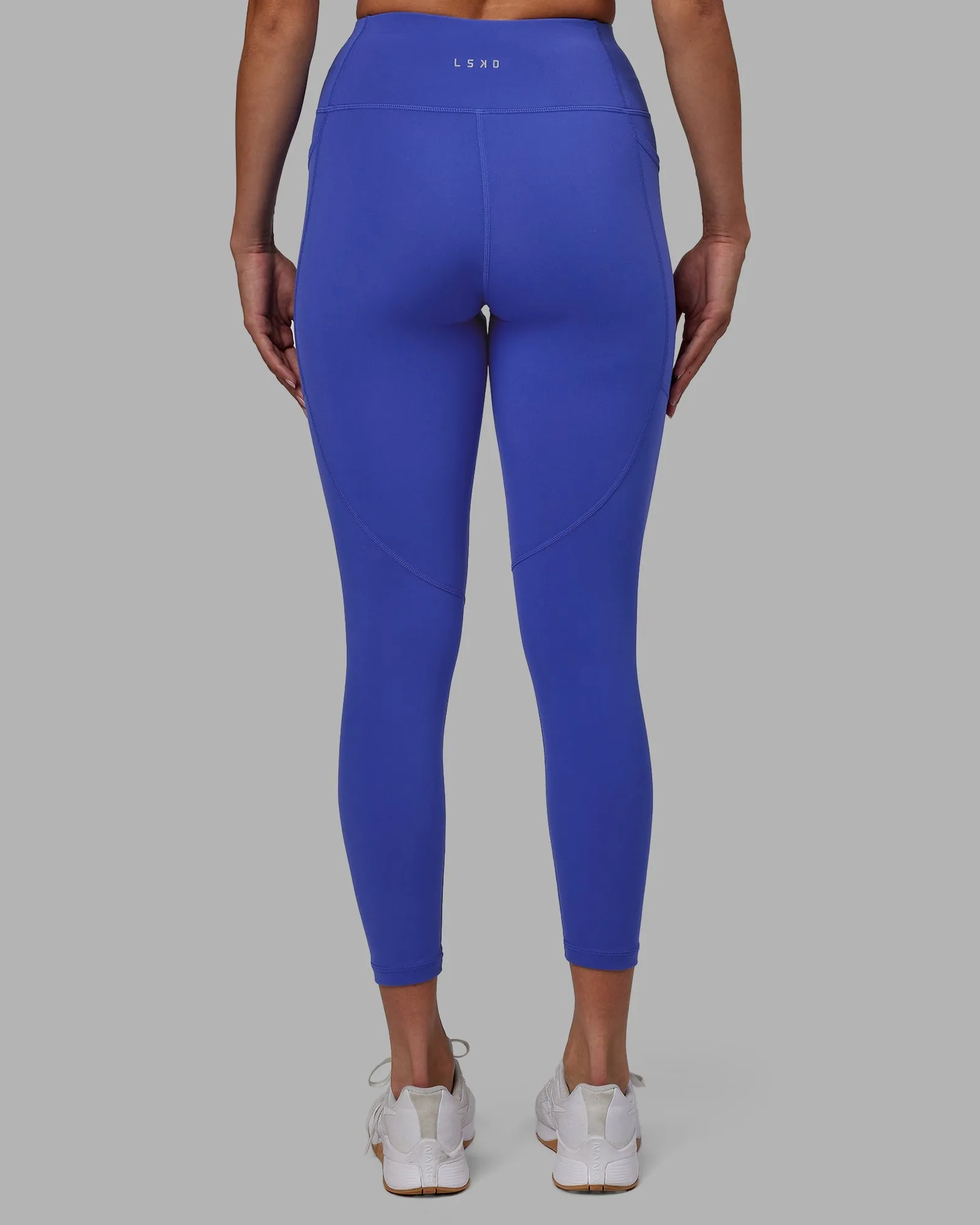 Rep 7/8 Length Leggings - Power Cobalt-White