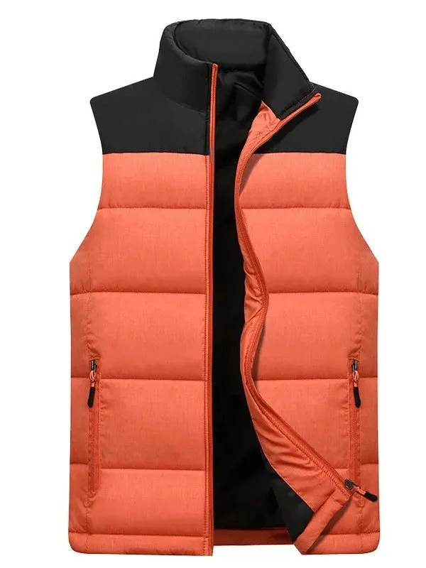 Stylish Sports Men's Thermal Vest with Zipper - SF1933