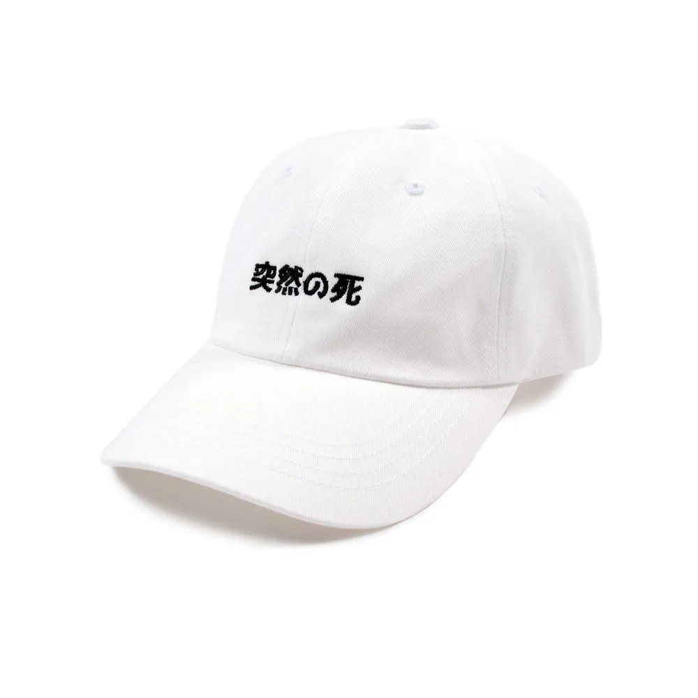 “Subtitle" Low Profile Sports Cap - White