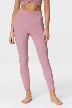 Sweetheart Midi Legging -Antique Rose