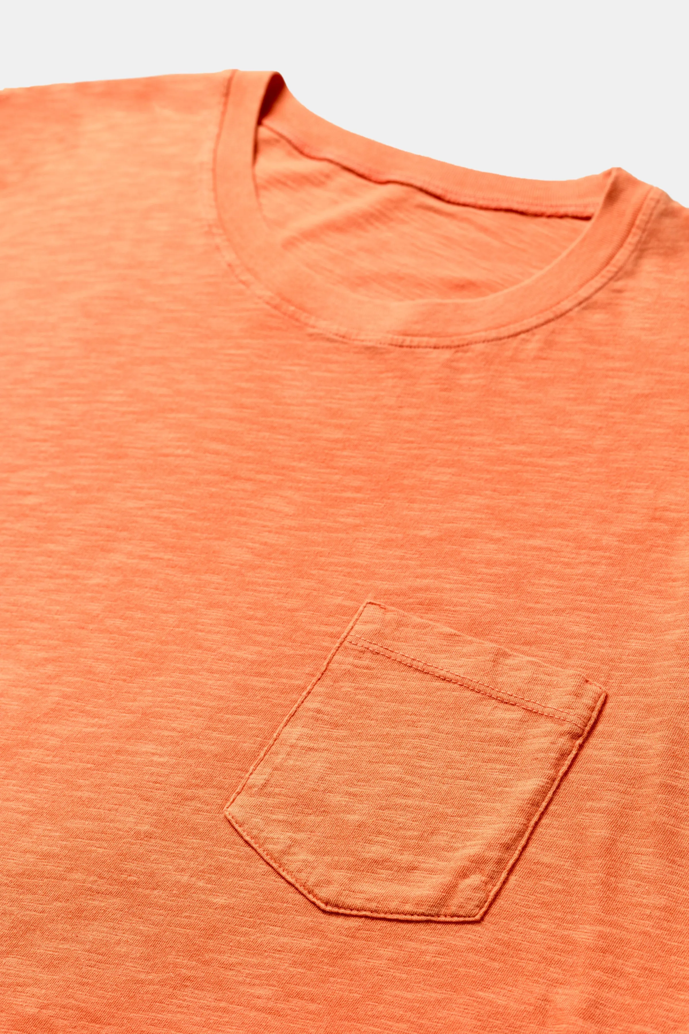 T-SHIRT REVERSIBLE RIB SALMON