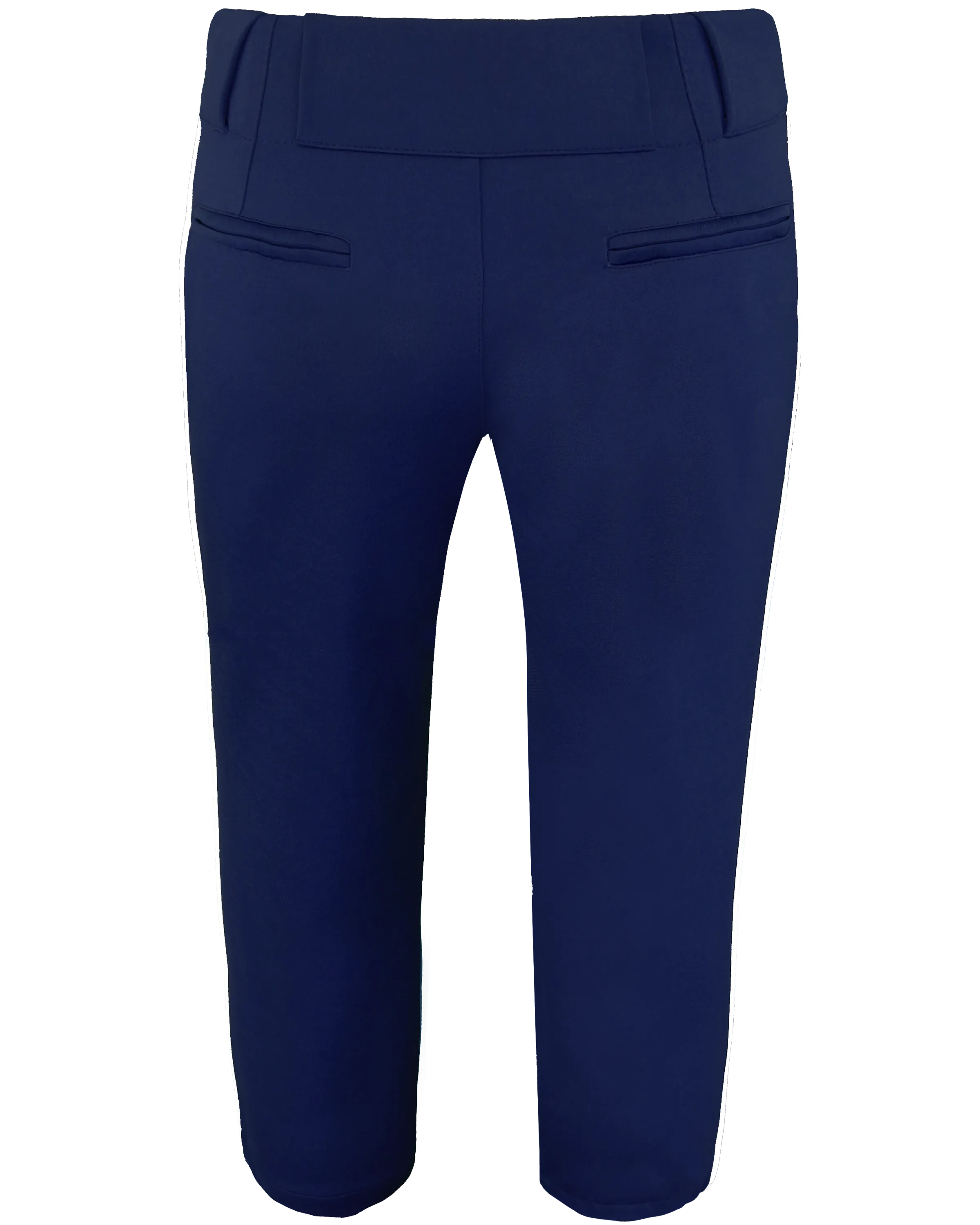 Tapered Lowrise Softball Pants W/ Piping